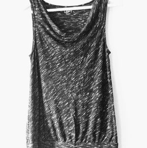 Ann Taylor Loft cowl neck tank S top